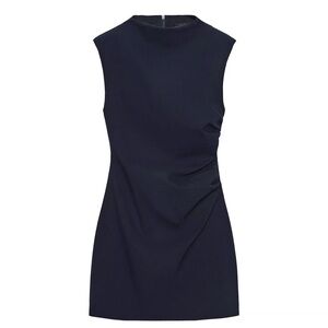 ZARA dress with shoulder pads